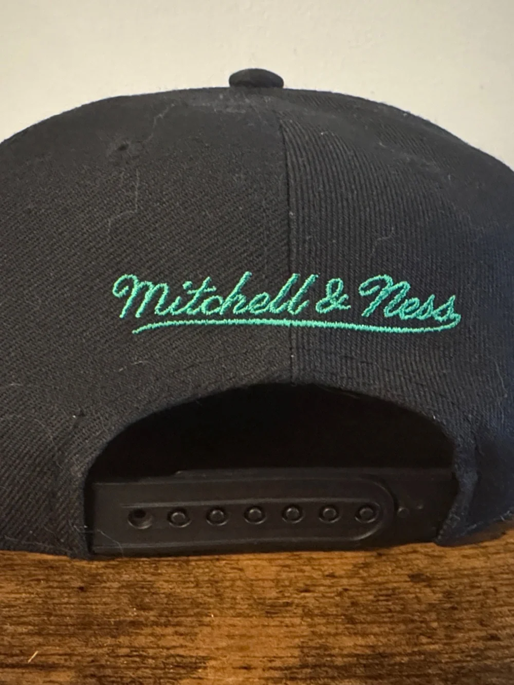 Mitchell & Ness Philadelphia Eagles Black and Green Snapback Hat